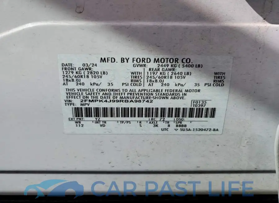 2FMPK4J99RBA98742# 12