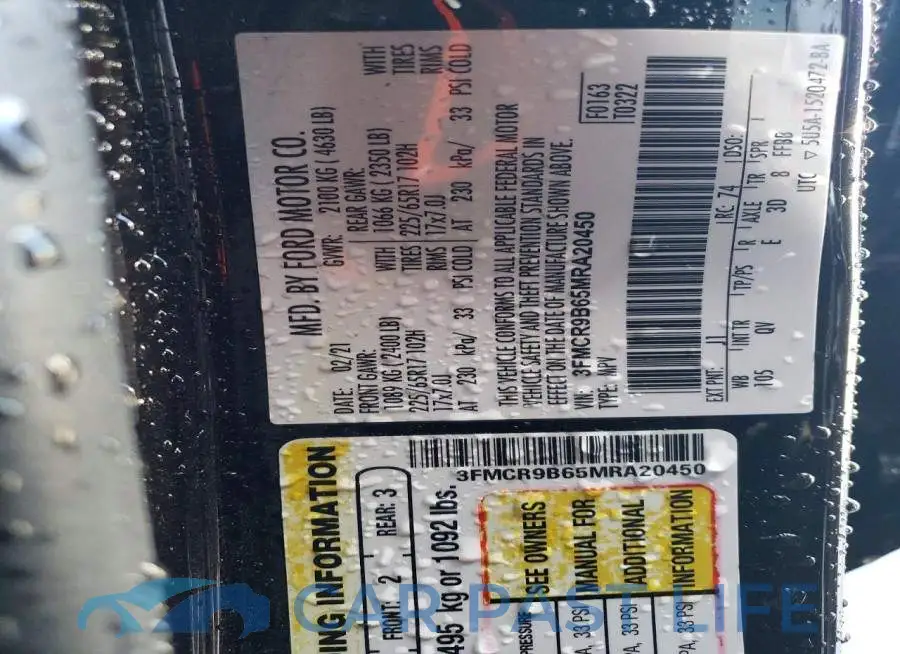 3FMCR9B65MRA20450# 12