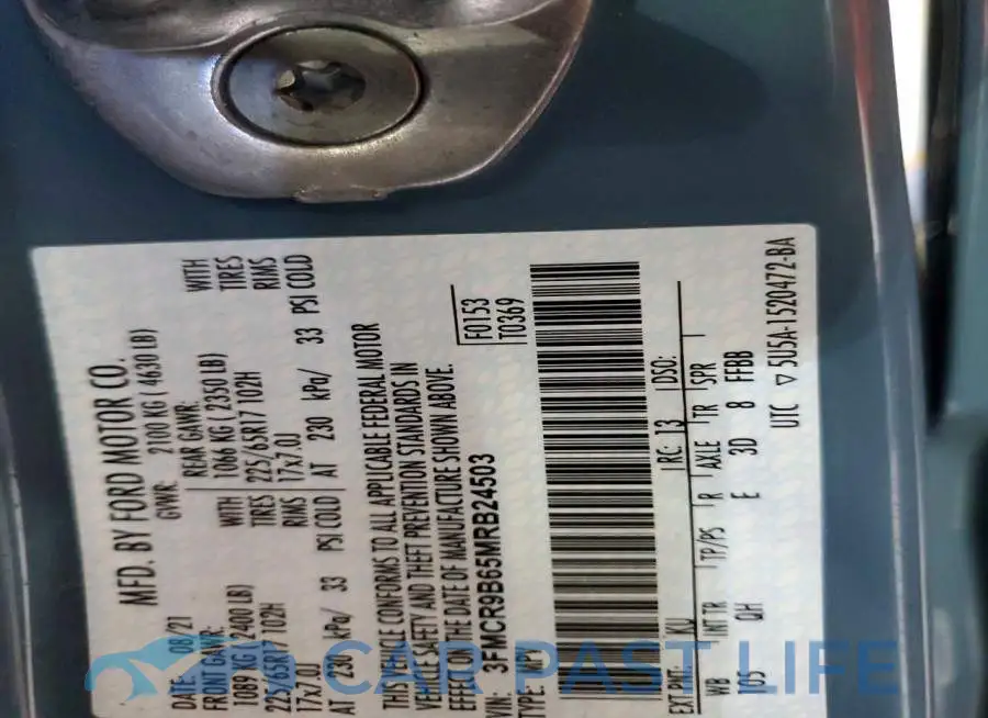 3FMCR9B65MRB24503# 14