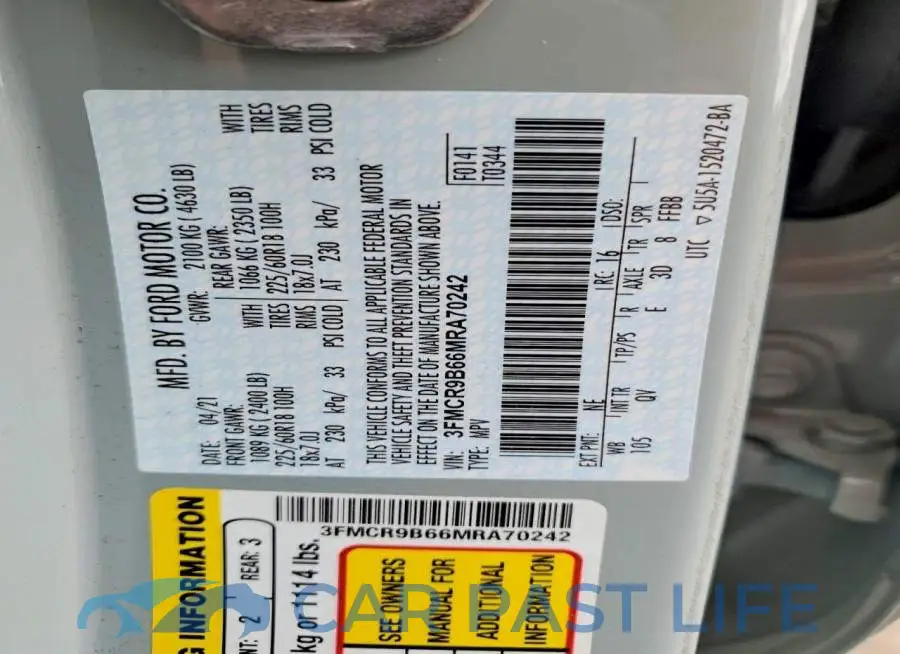 3FMCR9B66MRA70242# 14