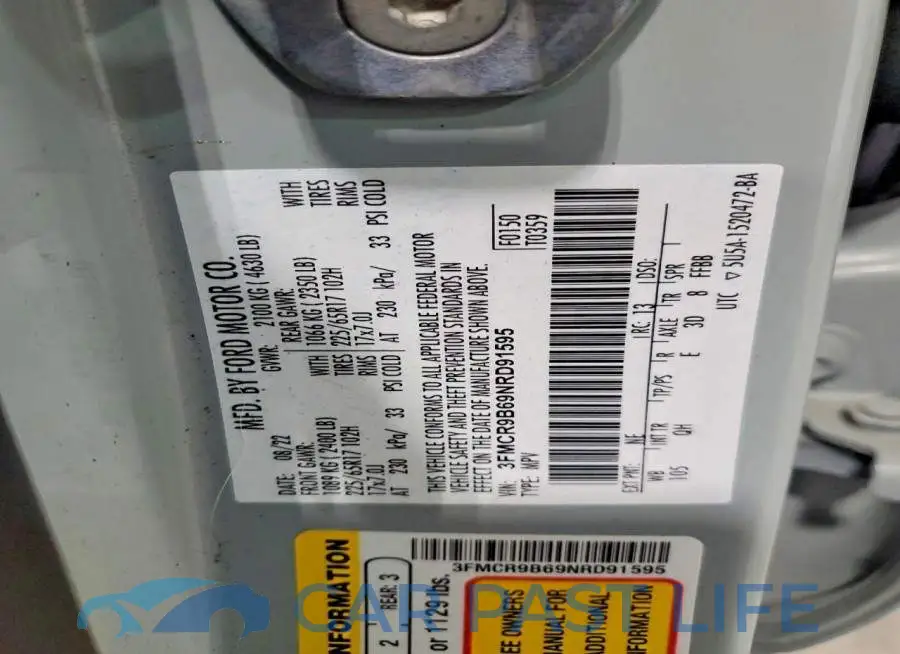 3FMCR9B69NRD91595# 14