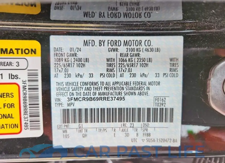 3FMCR9B69RRE37495# 14