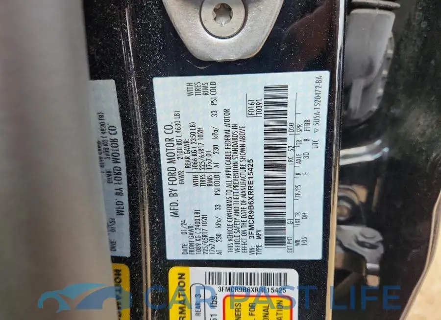 3FMCR9B6XRRE15425# 13