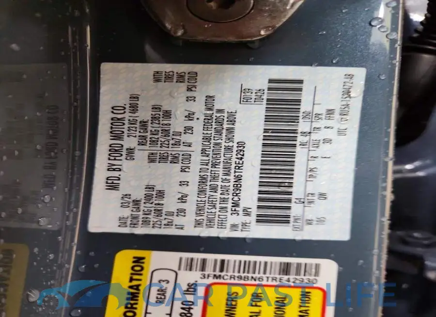 3FMCR9BN6TRE42930# 13