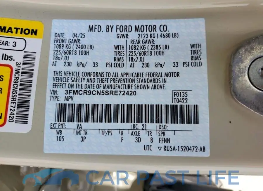 3FMCR9CN5SRE72420# 13