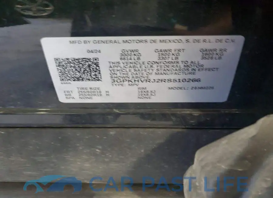 3GPKHVRJ2RS510266# 14