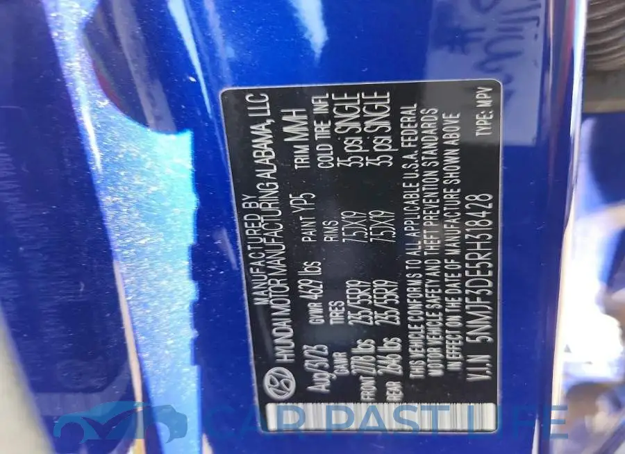 5NMJF3DE5RH318428# 14