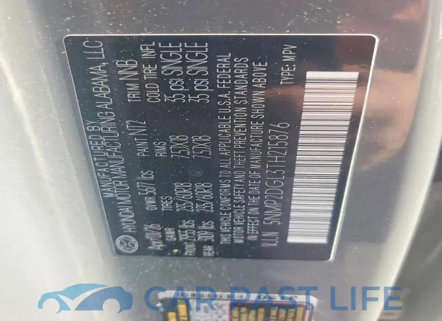 5NMP2DGL3TH215876# 13