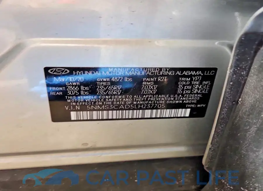 5NMS3CAD5LH237705# 13