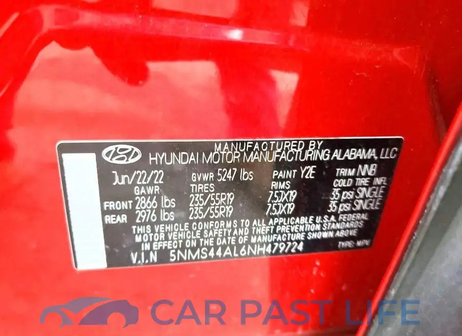 5NMS44AL6NH479724# 13