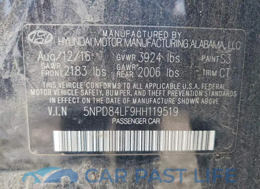 5NPD84LF9HH119519# 13