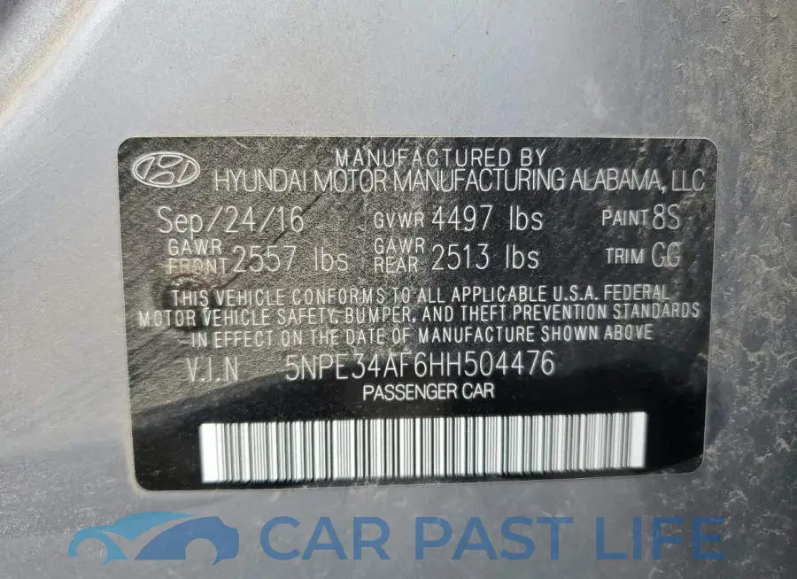 5NPE34AF6HH504476# 12
