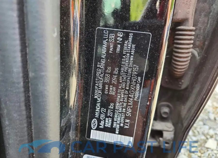 5NPLM4AGXNH079157# 12
