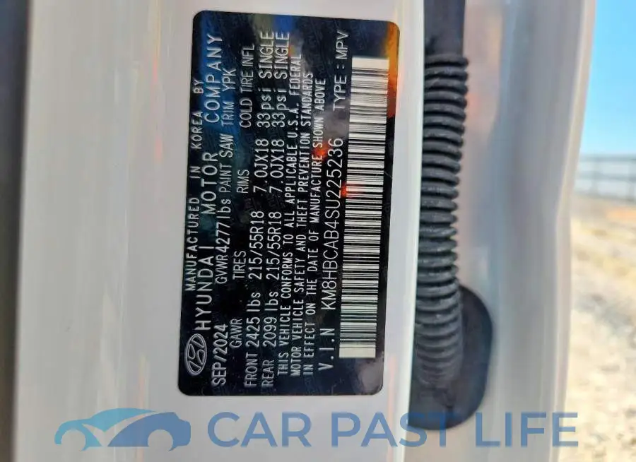 KM8HBCAB4SU225236# 12