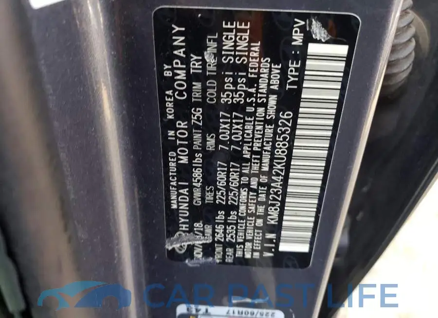 KM8J23A42KU885326# 13