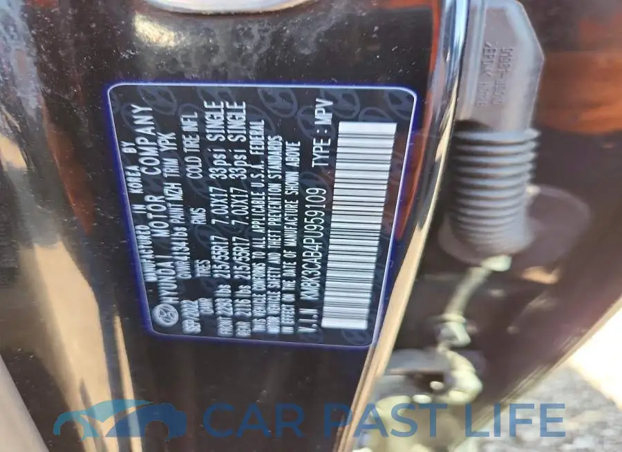 KM8K3CAB4PU959109# 13