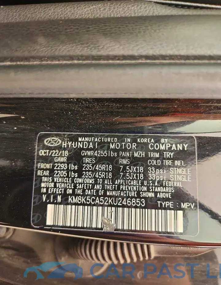 KM8K5CA52KU246853# 12