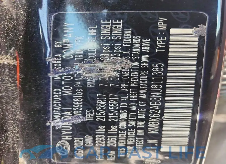 KM8K62AB3NU811385# 13