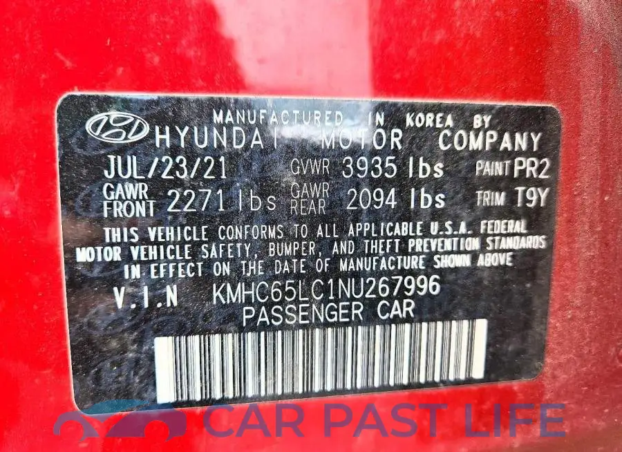 KMHC65LC1NU267996# 12