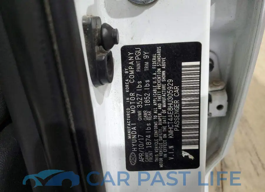 KMHCT4AE8HU305929# 12