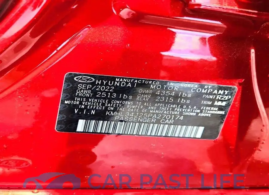KMHL34J25PA270174# 12