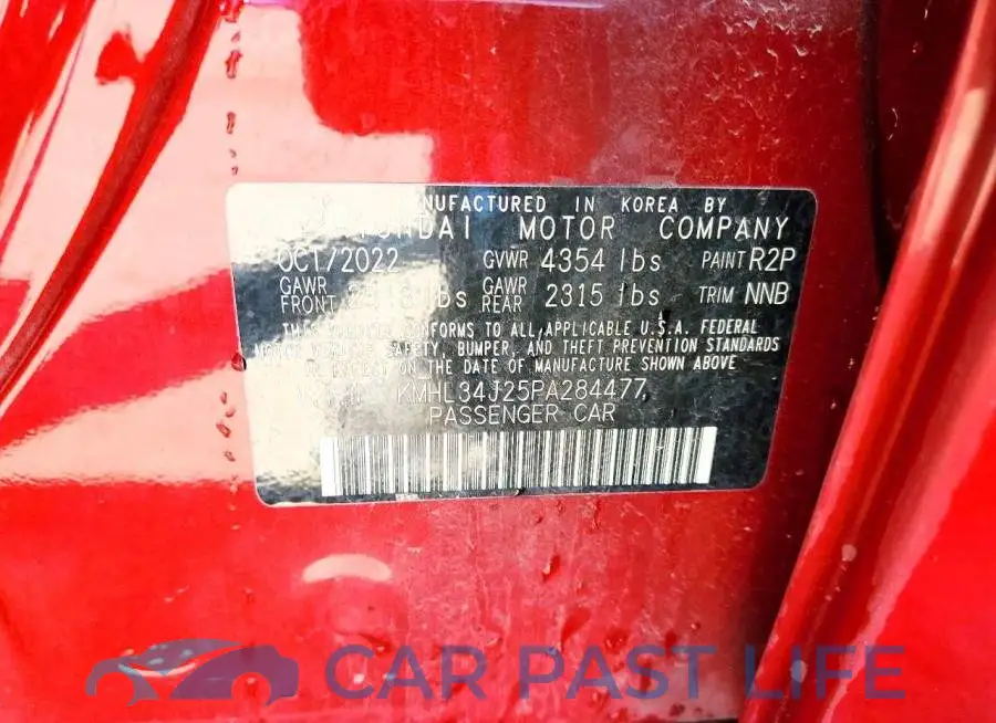 KMHL34J25PA284477# 12