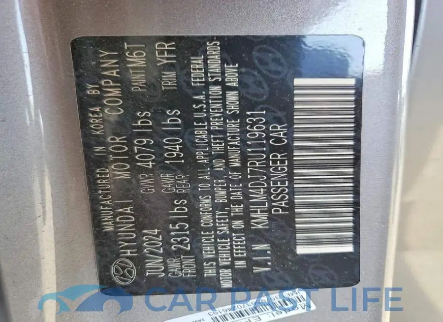 KMHLM4DJ7RU119631# 12