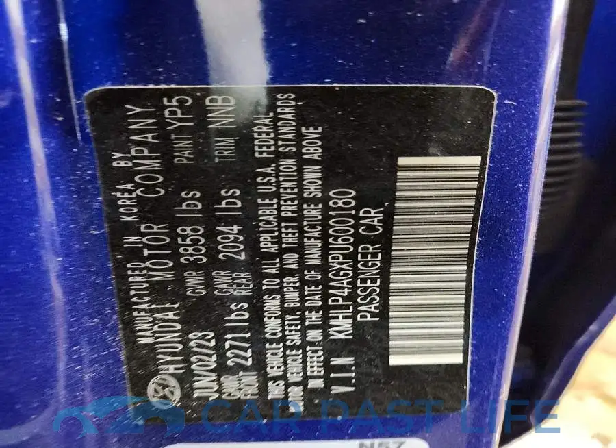 KMHLP4AGXPU600180# 12