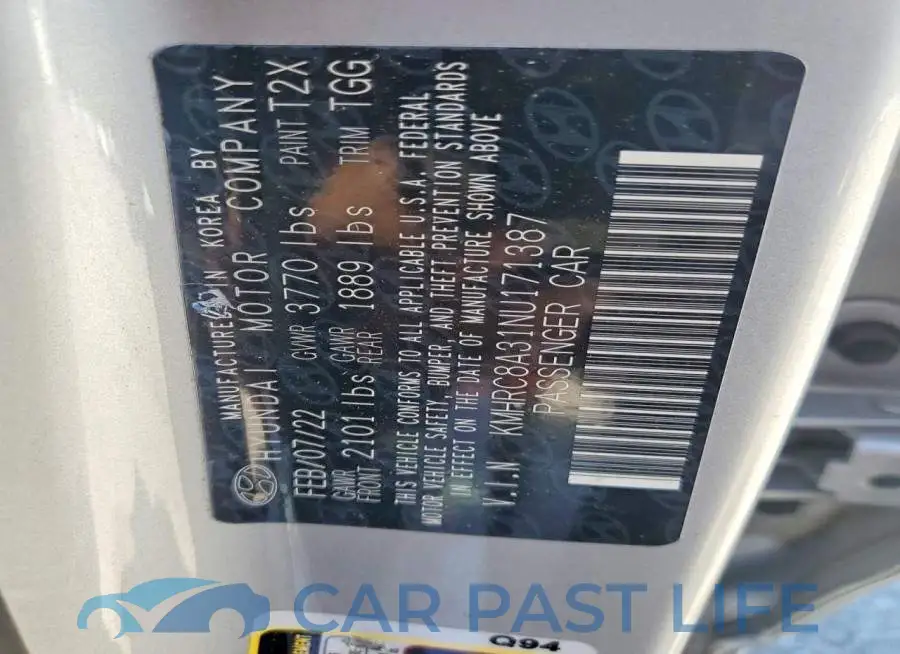 KMHRC8A31NU171387# 14