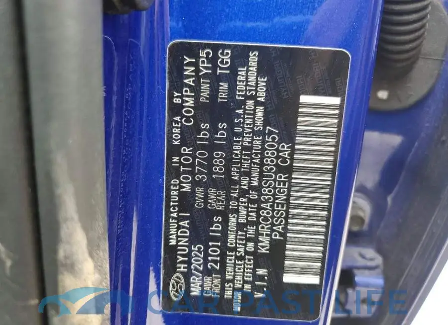 KMHRC8A38SU388057# 12