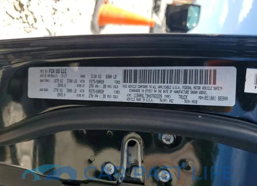 1C6RR6LT9HS782229# 12