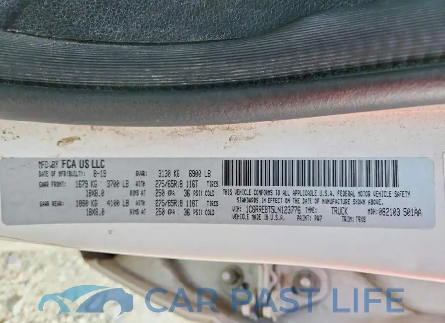 1C6RREBT5LN123776# 12