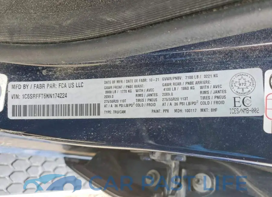 1C6SRFFT6NN174224# 12