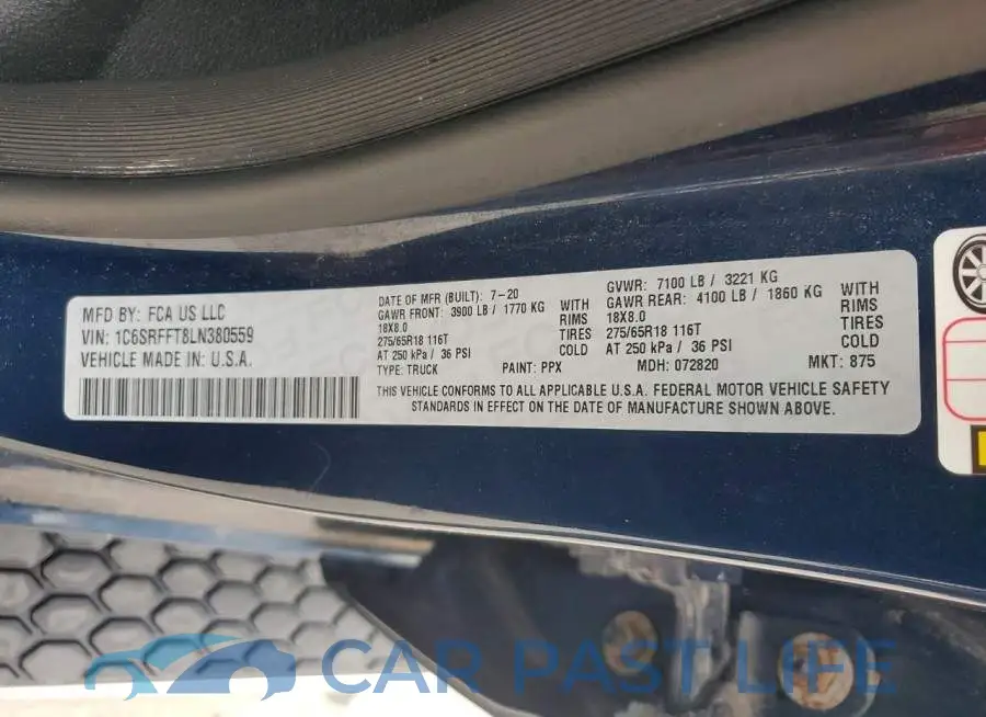 1C6SRFFT8LN380559# 12