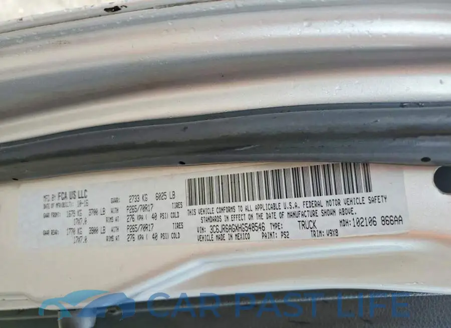 3C6JR6AGXHG548546# 13