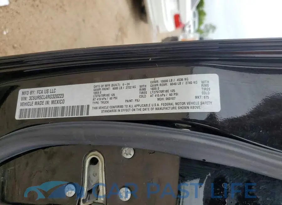 3C6UR5CL4RG320223# 12