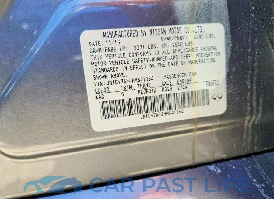 JN1CV7AP4HM641064# 12