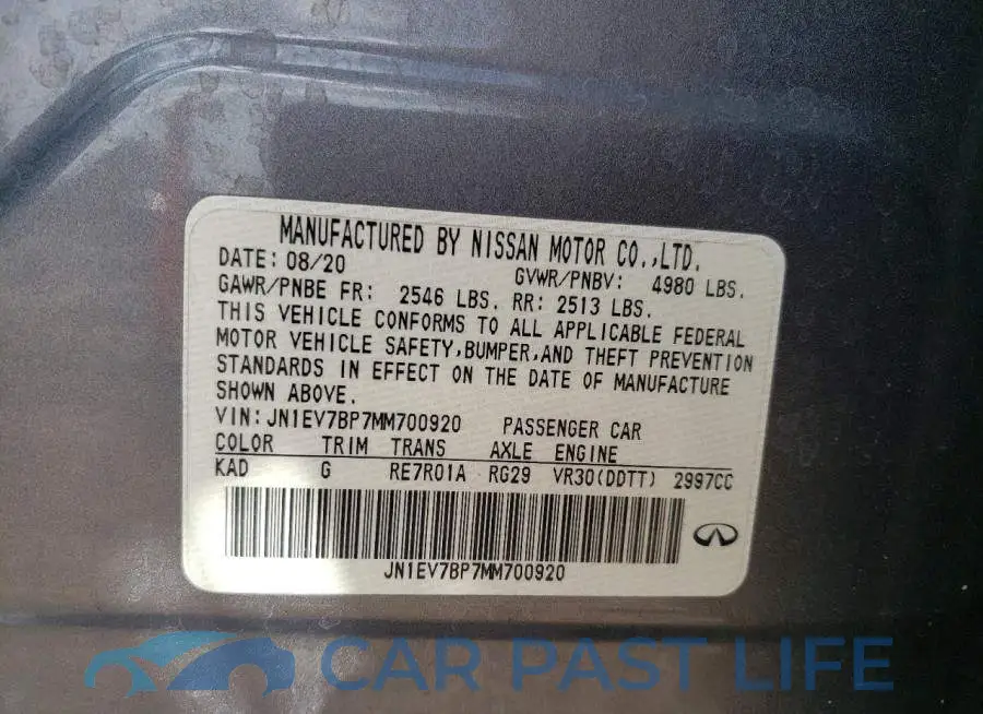 JN1EV7BP7MM700920# 13
