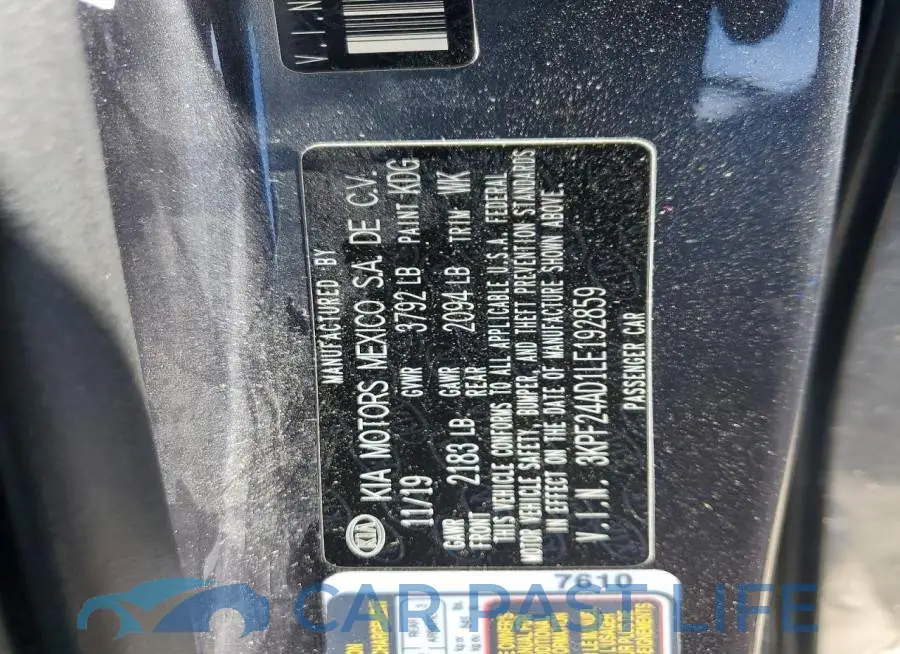 3KPF24AD1LE192859# 12