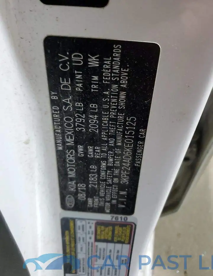 3KPF24AD6KE015125# 12