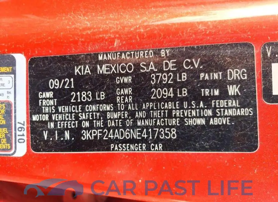 3KPF24AD6NE417358# 12