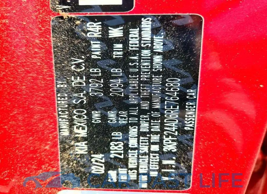3KPF24AD6RE764680# 12
