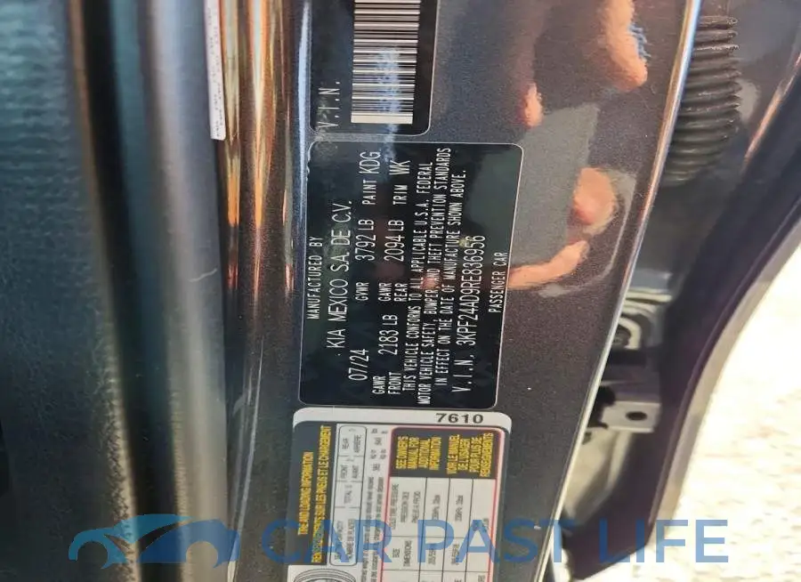 3KPF24AD9RE836956# 13