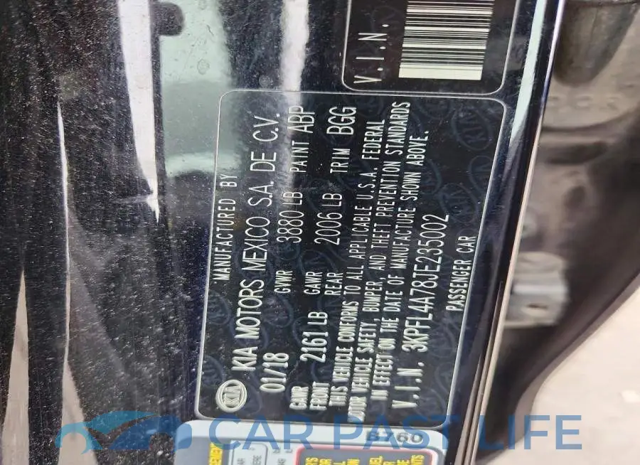 3KPFL4A78JE235002# 12