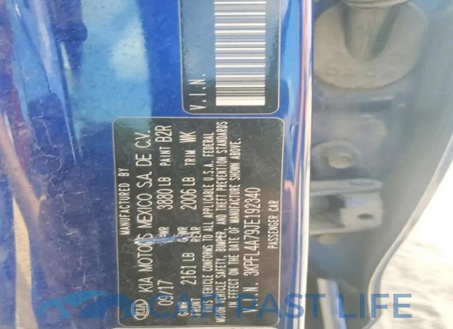 3KPFL4A79JE192340# 12