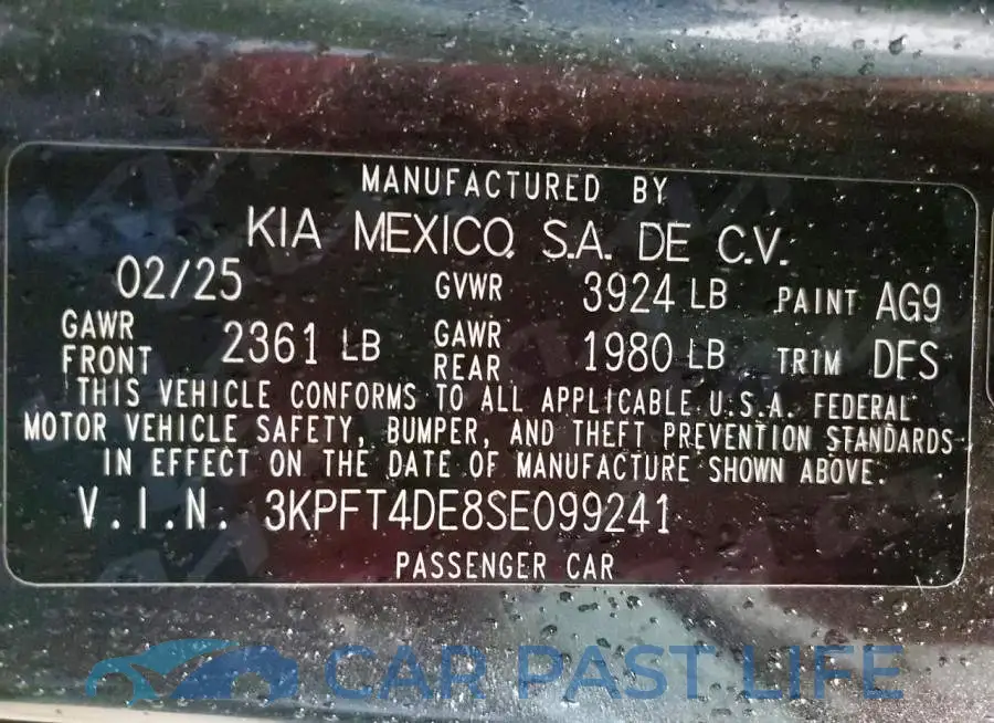 3KPFT4DE8SE099241# 13