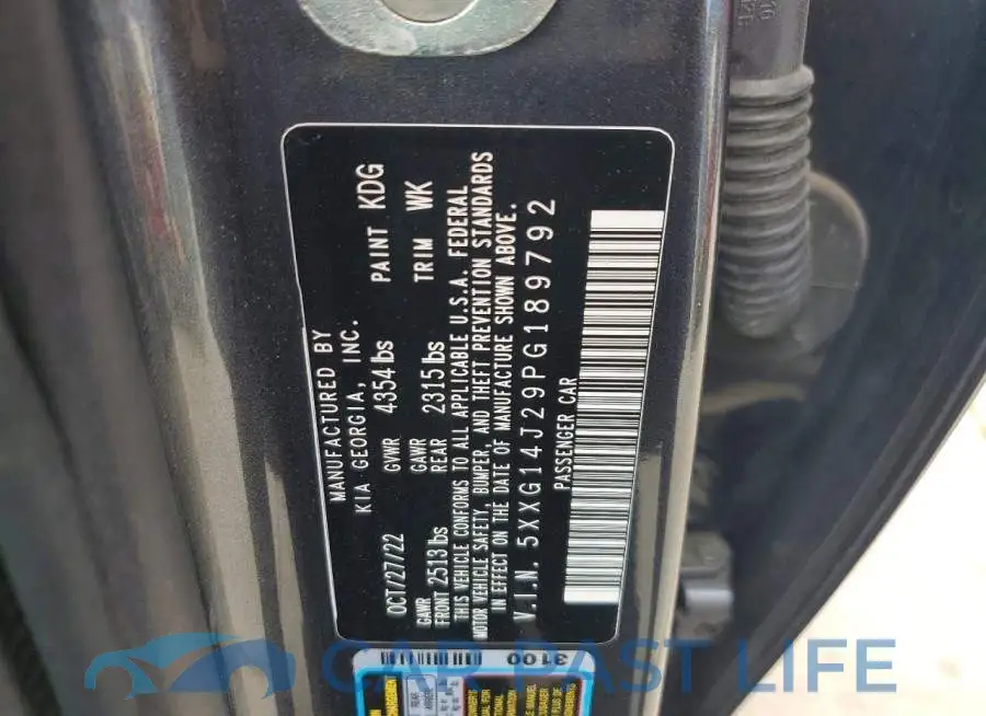 5XXG14J29PG189792# 13