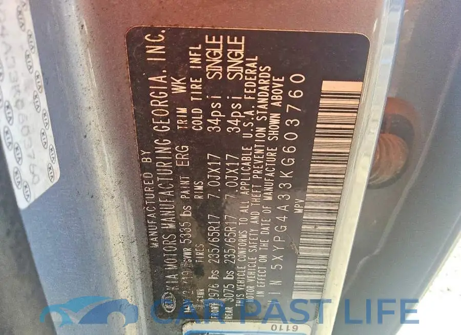 5XYPG4A33KG603760# 13