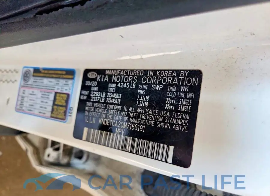 KNDETCA20M7166191# 13