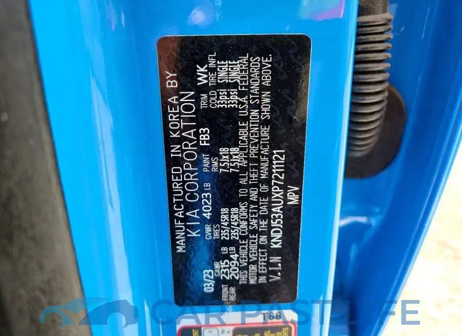KNDJ53AUXP7211121# 13